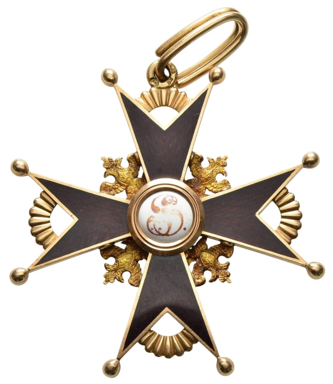 2nd class Order   of Saint Stanislaus made by Karl Shubert KS workshop.jpg