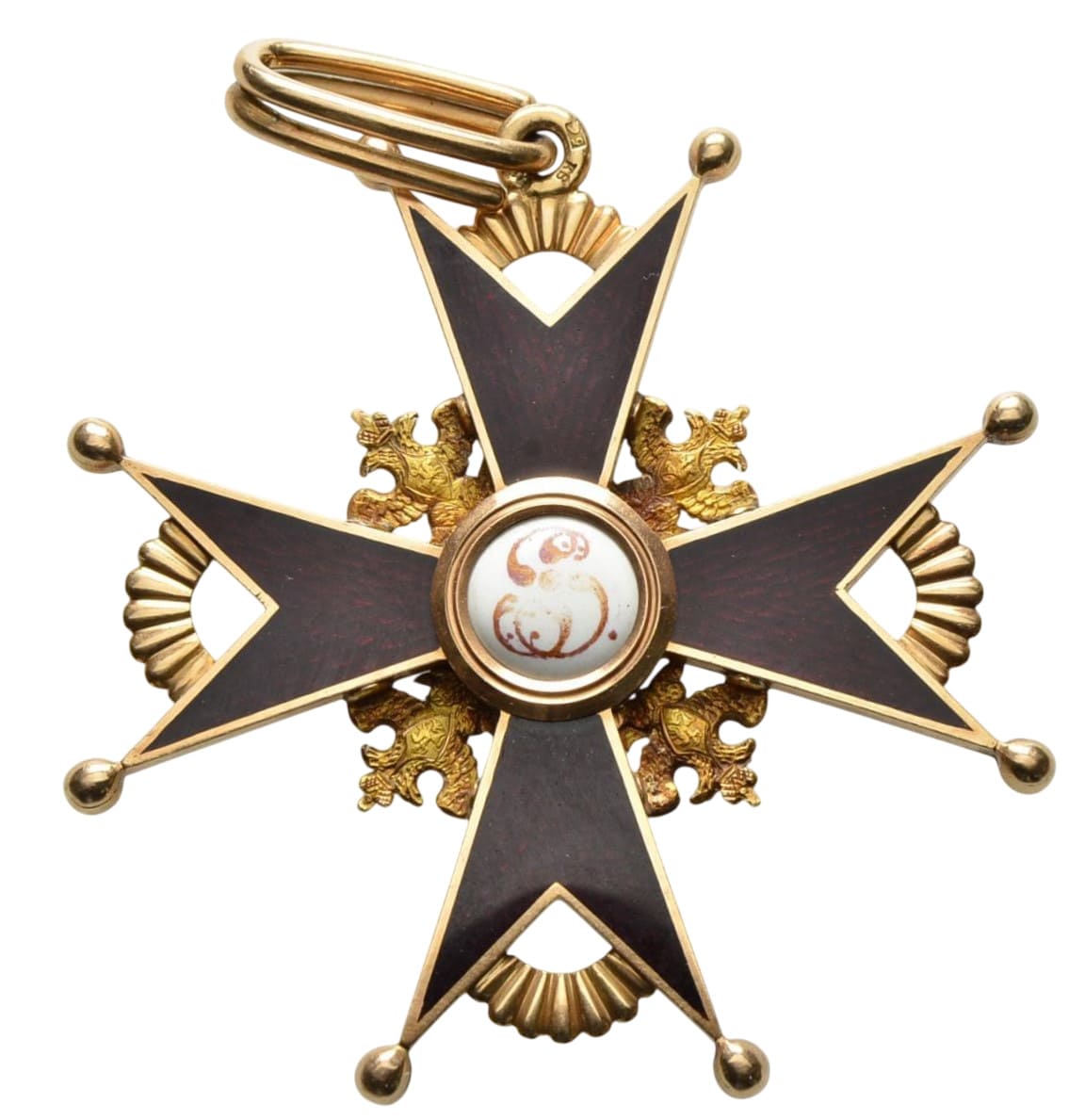 2nd class Order  of Saint Stanislaus made by Karl  Shubert KS workshop.jpg