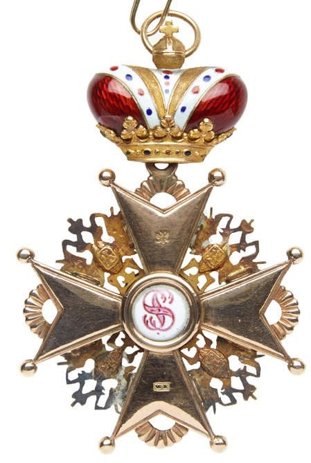 2nd class  Order of Saint Stanislaus with European-made Imperial Crown.jpg