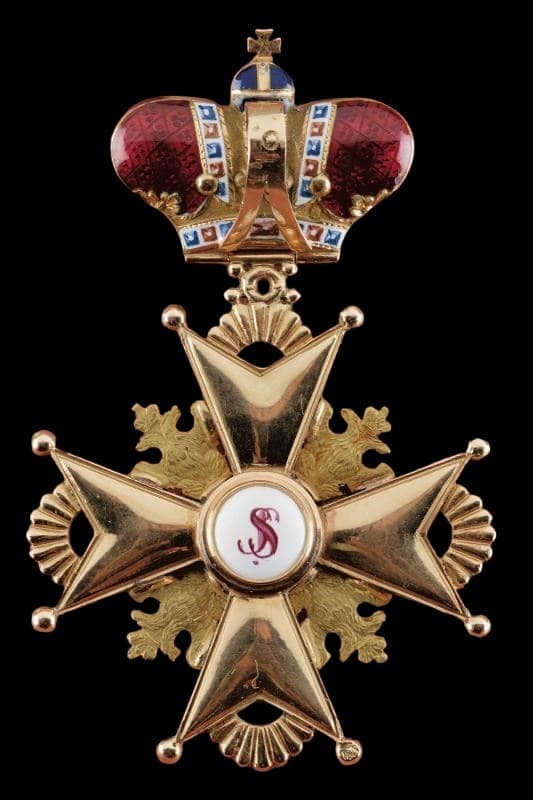 2nd class Order  of Saint Stanislaus with Imperial Crown made by Kammerer&Keibel workshop.jpg