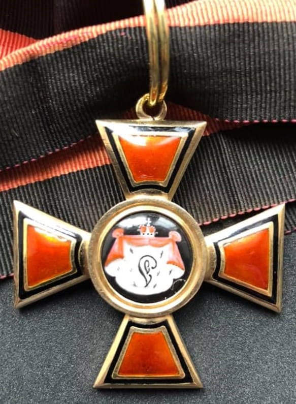 2nd class Order  of Saint Vladimir made by Afanasy Panov.jpg