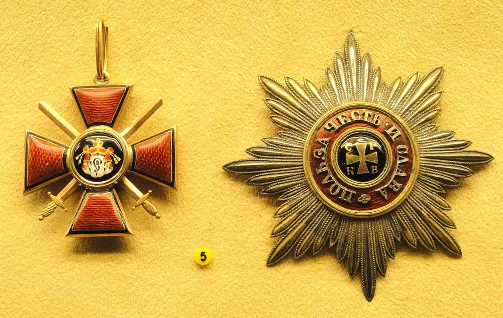 2nd class  Order of Saint Vladimir with  Swords of General Anders Edvard Ramsay.jpg
