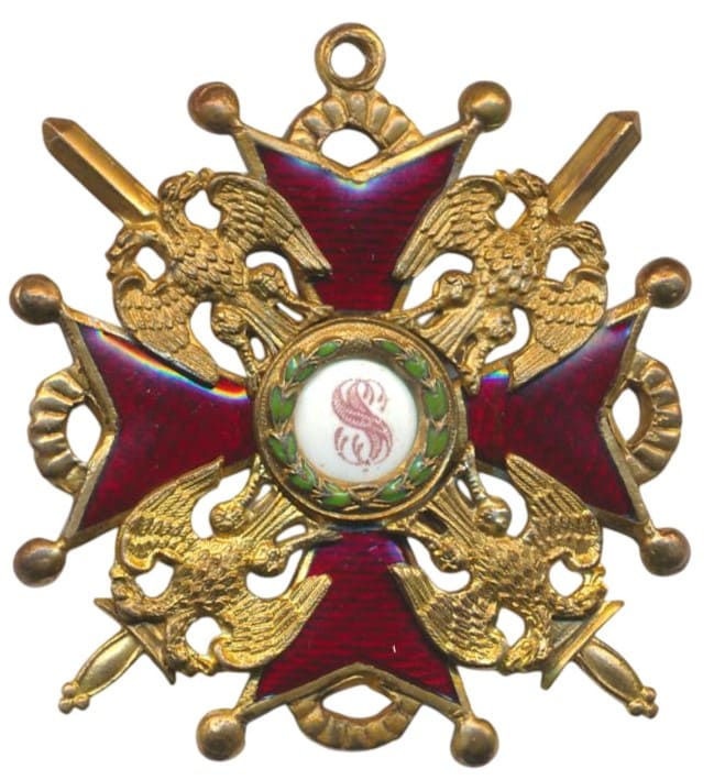 2nd class Order of St. Stanislaus with Swords made by Eduard.jpg