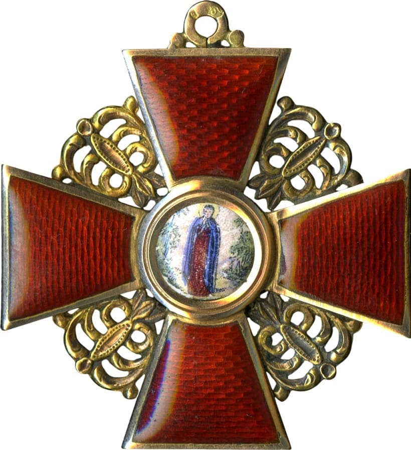 2nd class Orders of Saint Anna made in gold by  Eduard.jpg