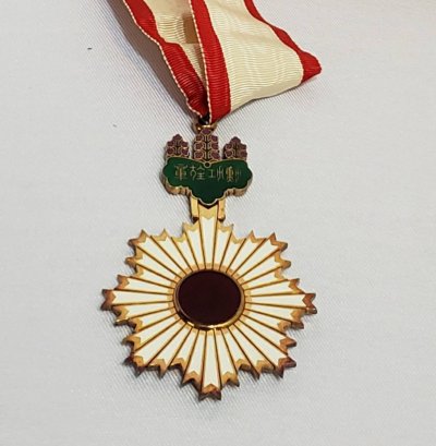 2nd class  Rising Sun order awarded in 1957.jpg