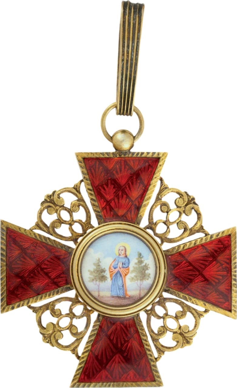2nd class Saint Anna order awarded in 1930 to Thomas Schütte.jpg