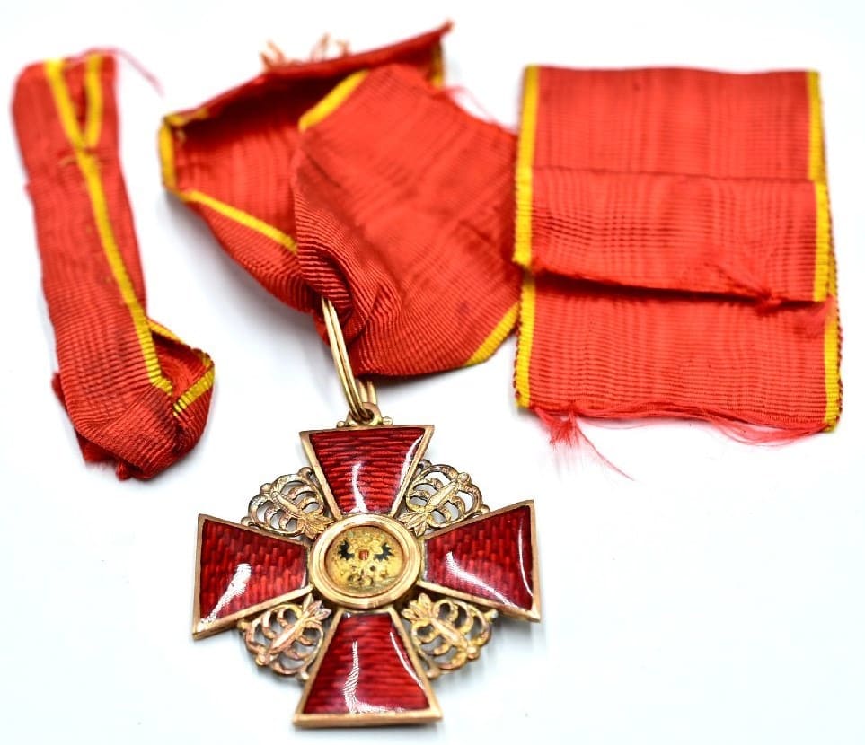 2nd class  Saint Anna order for Non-Christians marked ИЛ.jpg