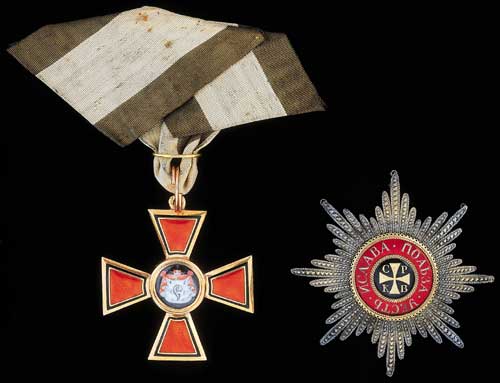 2nd class Saint Vladimir order   of Major General Sir Denis Pack.jpg