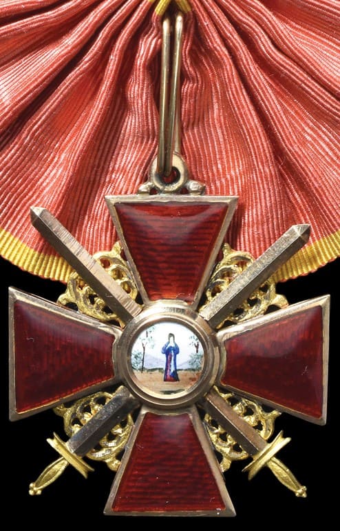 2nd class St.Аnna order with  swords of late iconography made by Albert Keibel.jpg