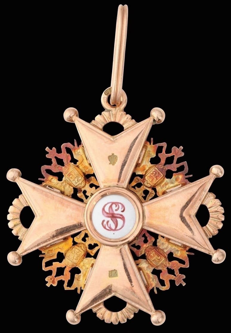 2nd  class St.Stanislaus  order  made by Julius Keibel IK.jpg