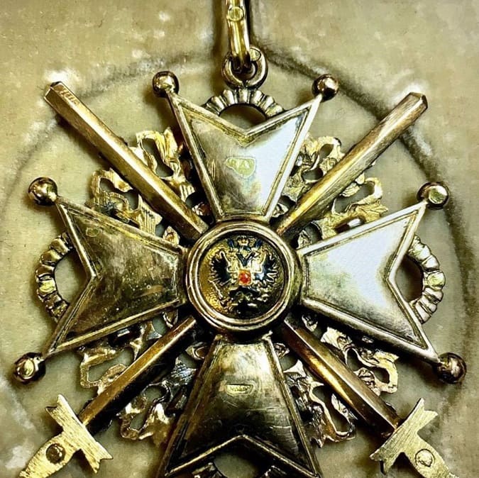 2nd class St. Stanislaus order with fake  medallions for Non-Christians.jpg