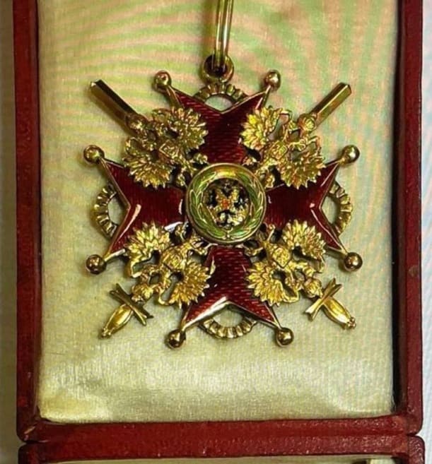 2nd class St. Stanislaus order  with fake medallions for Non-Christians.jpg