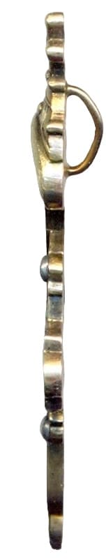 300th Anniversary of the Reign of the House of  Romanov Cross marked ИВ in gold.jpg