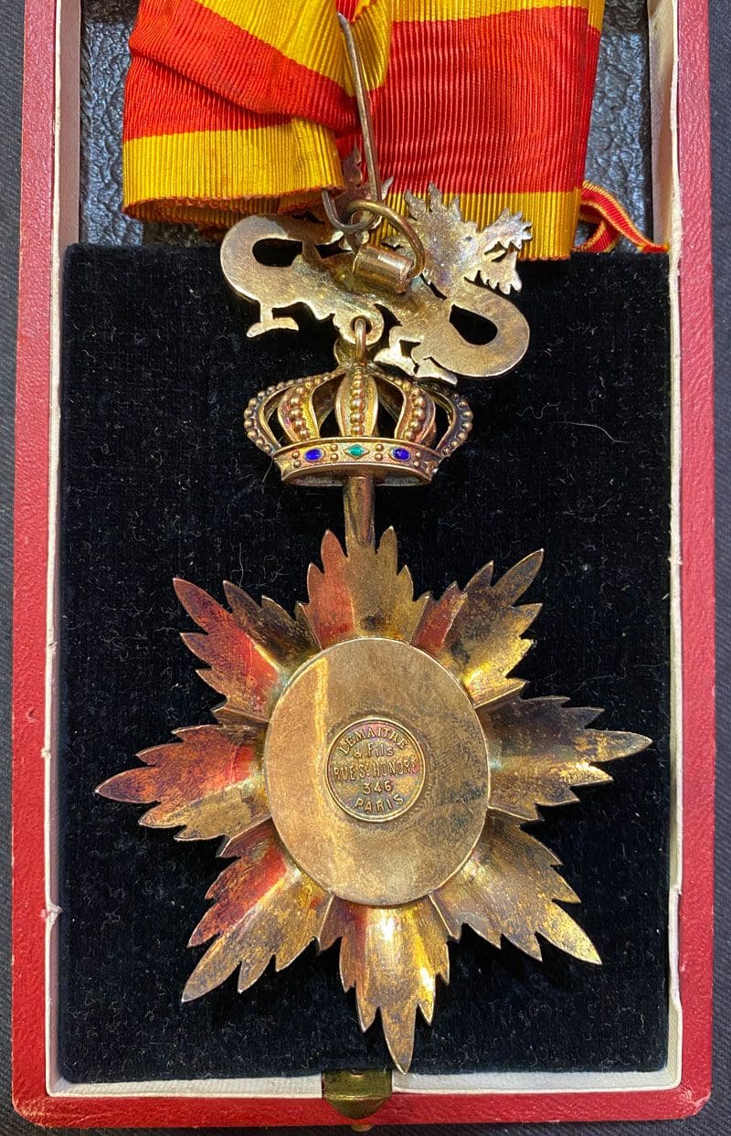 3rd c;lass  Order of the Dragon of Annam made by Lemaitre.jpg