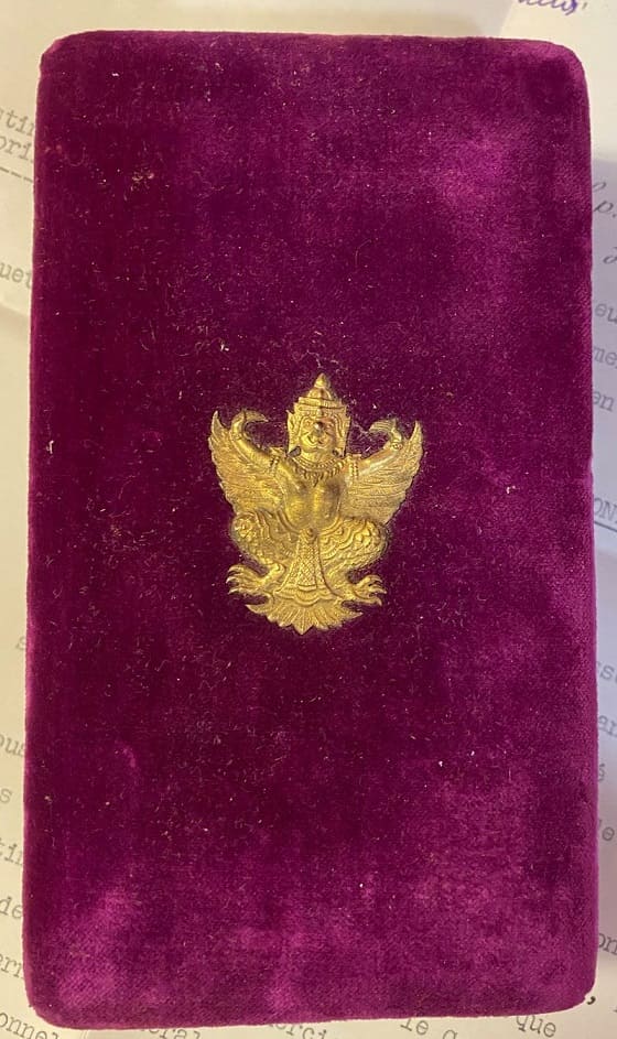 3rd class (Commander) Order of White  Elephant awarded in 1926.jpg