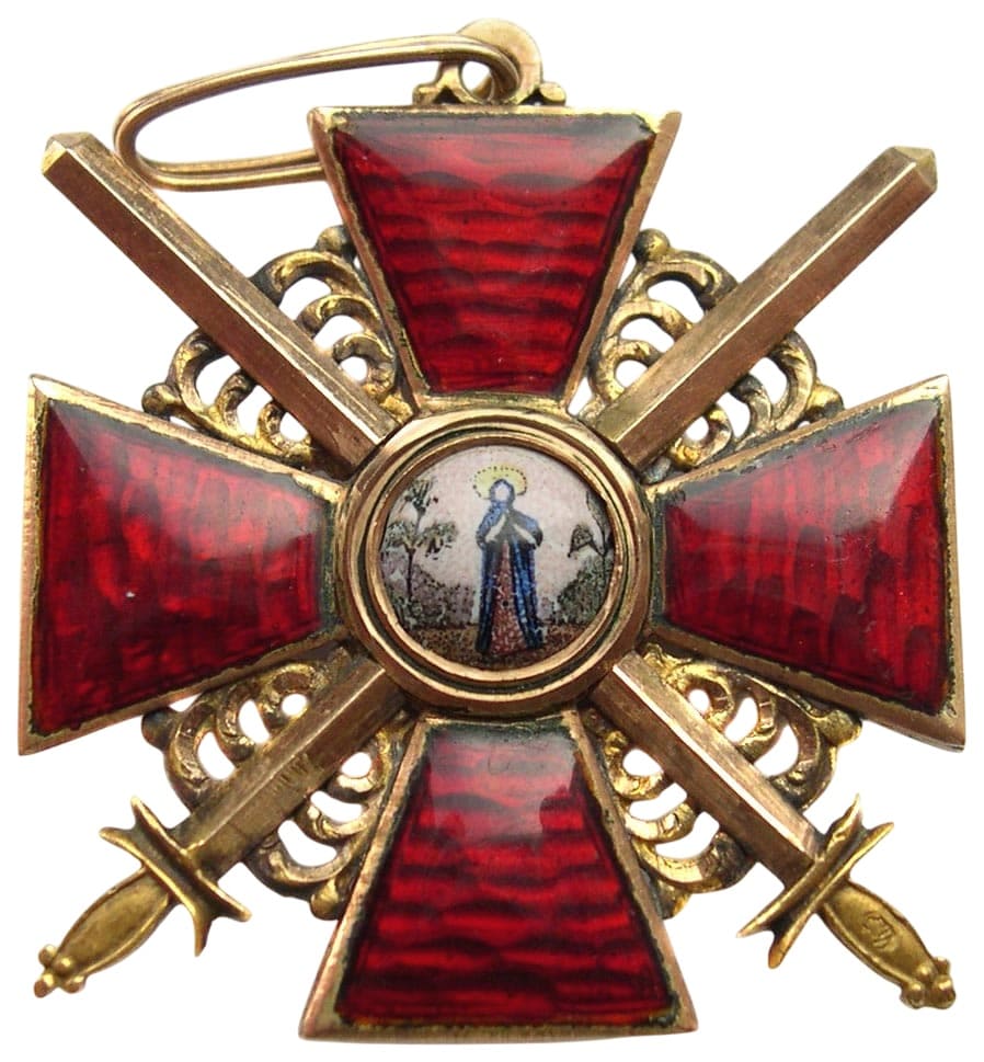 3rd class cross  from 1904-1908 time period mark ИЛ.jpg