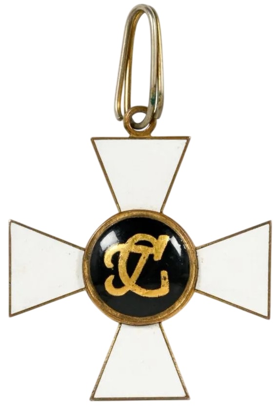 3rd class cross of Saint George order made in  gilded bronze made by Paul Meybauer.jpg