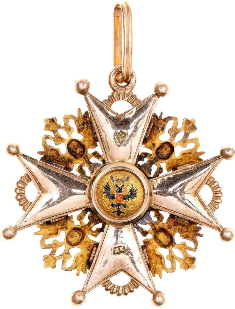 3rd class cross of St.Stanislaus order for  Non-Christians AK.jpg