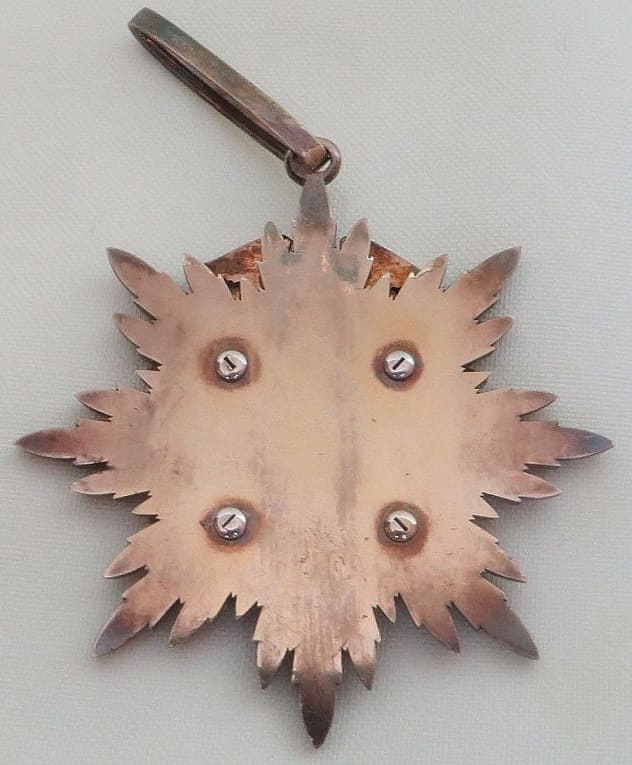 3rd Class Golden  Kite order from the Meiji Era 明治時代功三級金鵄勲章.jpg