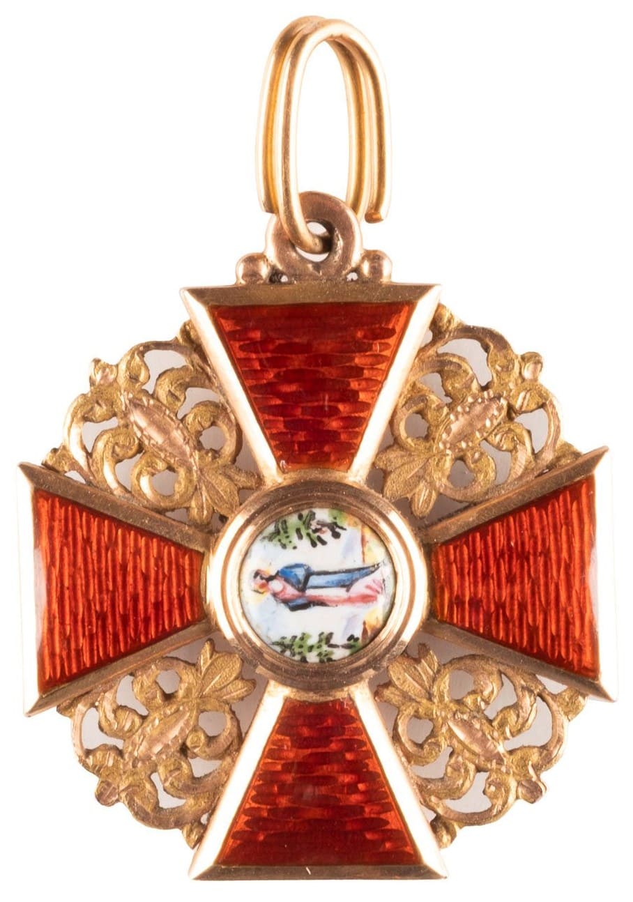 3rd  class Order of Saint Anna made by Immanuel Pannasch.jpg