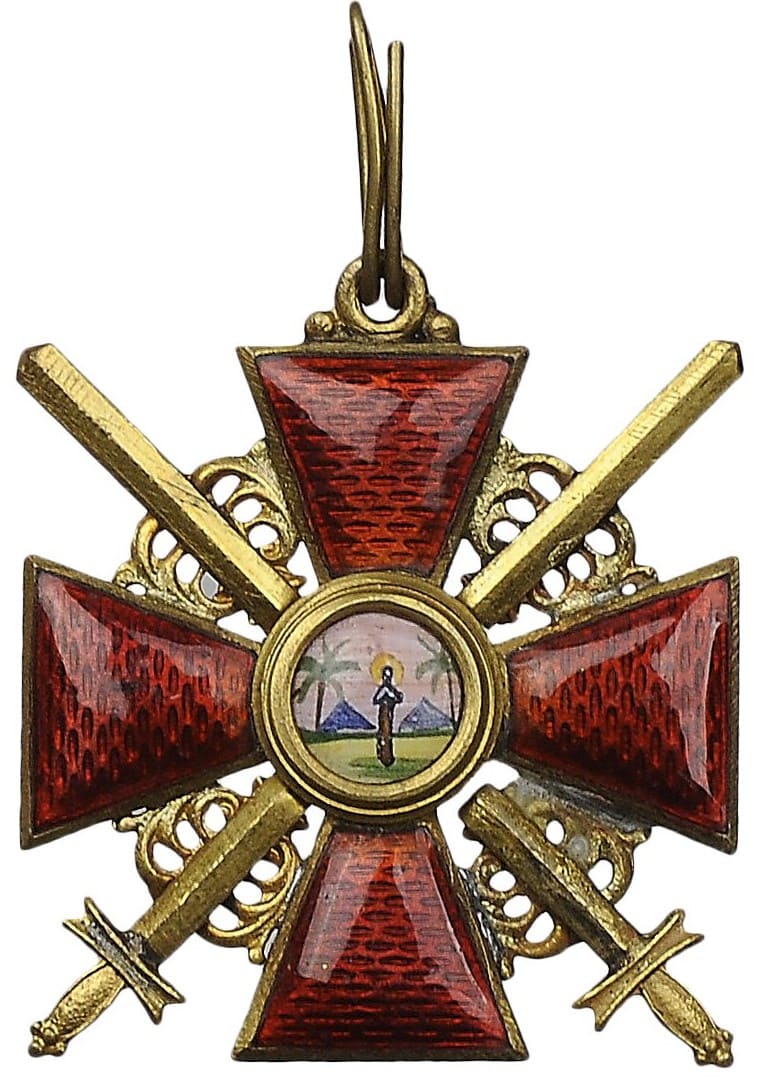 3rd class Order of Saint Anna with Swords in Bronze made by Dmitry Osipov.jpg