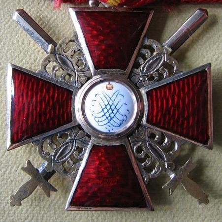 3rd class Order  of Saint Anna with swords made by Dmitriy Osipov workshop.jpg