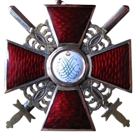 3rd class Order  of Saint Anna with swords made by Dmitriy Osipov workshop.jpg