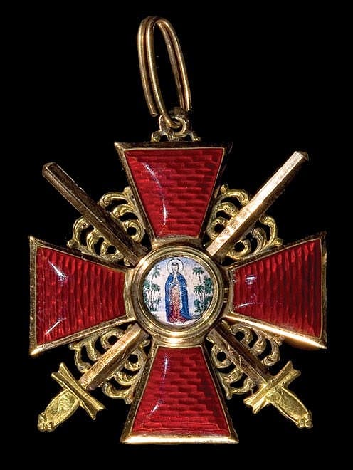 3rd class Order  of Saint Anna with Swords made in gold by Eduard.jpg