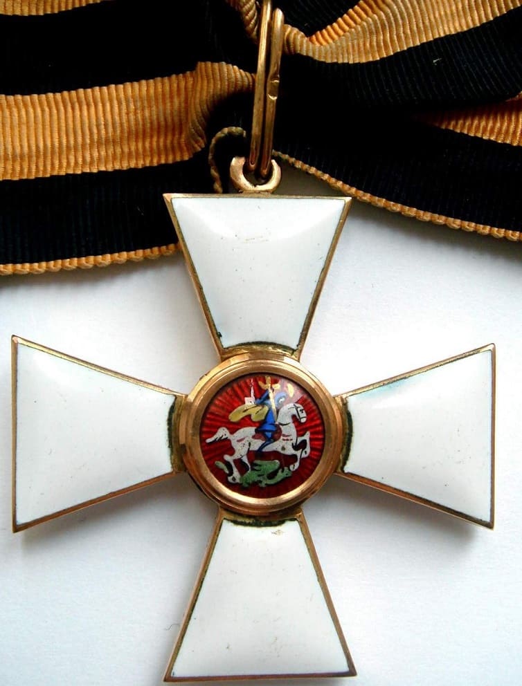 3rd class Order of Saint George awarded in 1916 to General Dmitry Grigorievich Shcherbachev.jpg