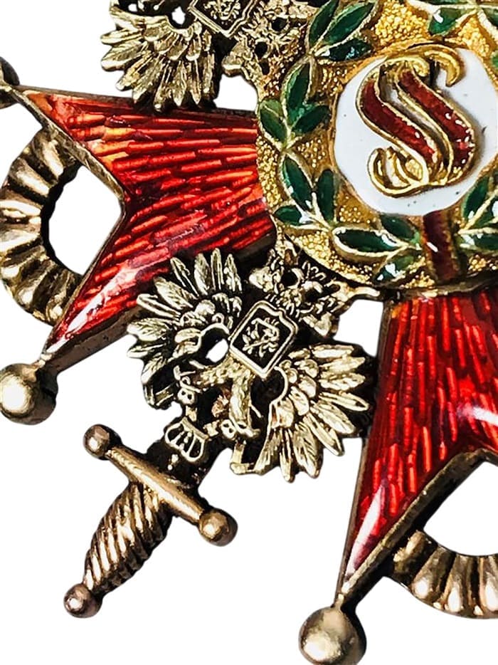 3rd  class Order  of Saint Stanislaus cross with swords ГП.jpg