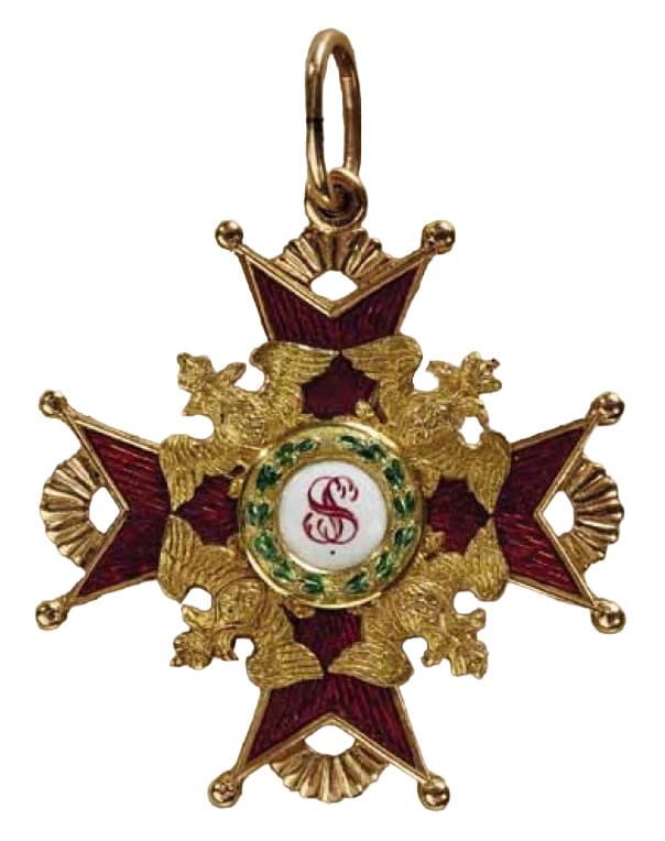 3rd class Order of Saint Stanislaus made by Kammerer & Keibel.jpg