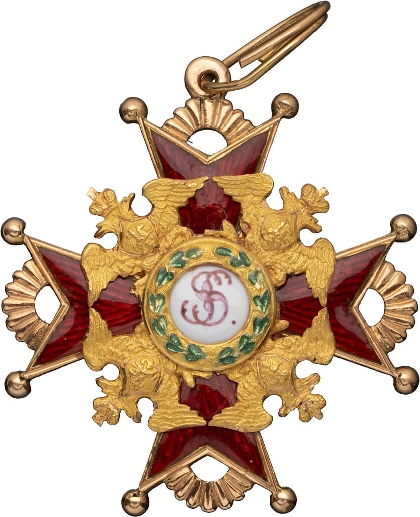 3rd class Order of Saint Stanislaus made by Keibel & Kammerer 1839.jpg