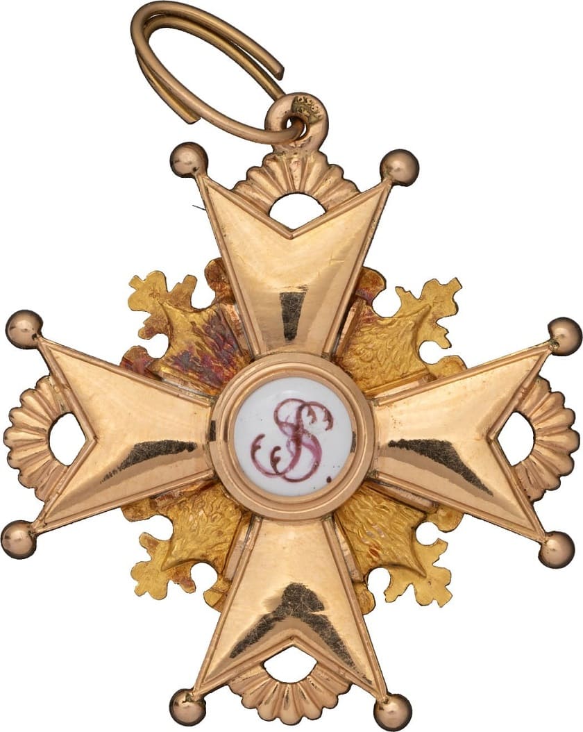 3rd class  Order of Saint Stanislaus made by Keibel & Kammerer 1839.jpg