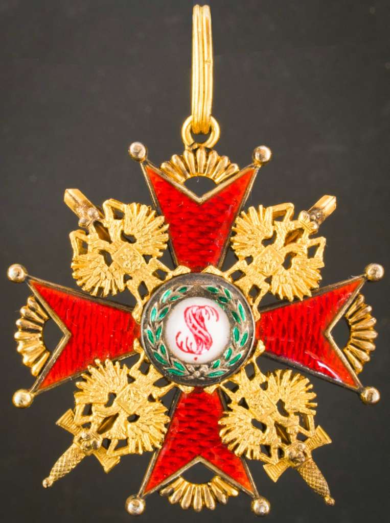 3rd class Order  of Saint Stanislaus made by Paul Meybauer, Berlin.jpg