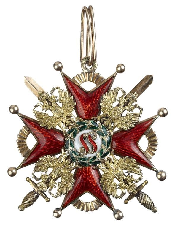 3rd class Order of Saint Stanislaus made by St. Petersburg workshop А•Н.jpg