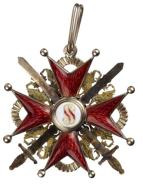 3rd class  Order of Saint Stanislaus made by St. Petersburg workshop А•Н.jpg
