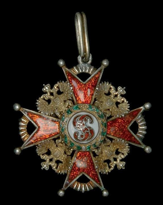3rd class Order of Saint Stanislaus  made by Unidentified French Workshop.jpg