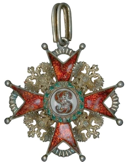 3rd class Order of Saint Stanislaus made by Unidentified French Workshop.jpg