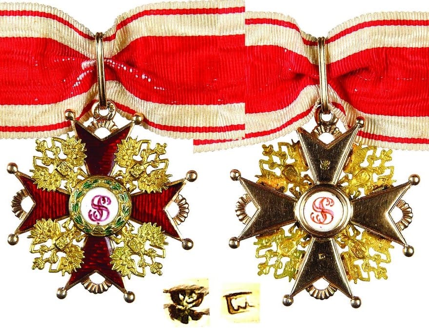3rd class Order of Saint Stanislaus made by Wilhelm Keibel workshop.jpg