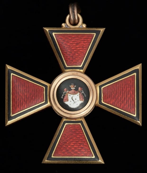 3rd class Order of Saint Vladimir belonged to General Franciszek Dzierżykraj-Morawski (1783–1861).jpg