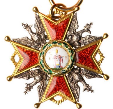 3rd class Order of St. Stanislaus awarded in 1829.jpg