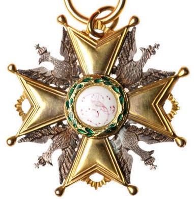 3rd class Order of St. Stanislaus  awarded in 1829.jpg