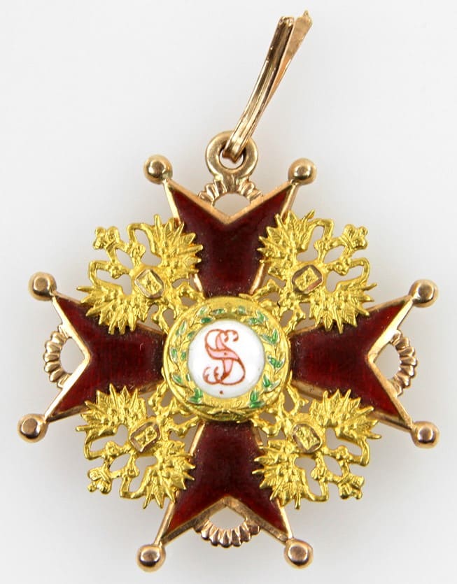 3rd class Order of St.Stanislaus made by Albert Keibel.jpg