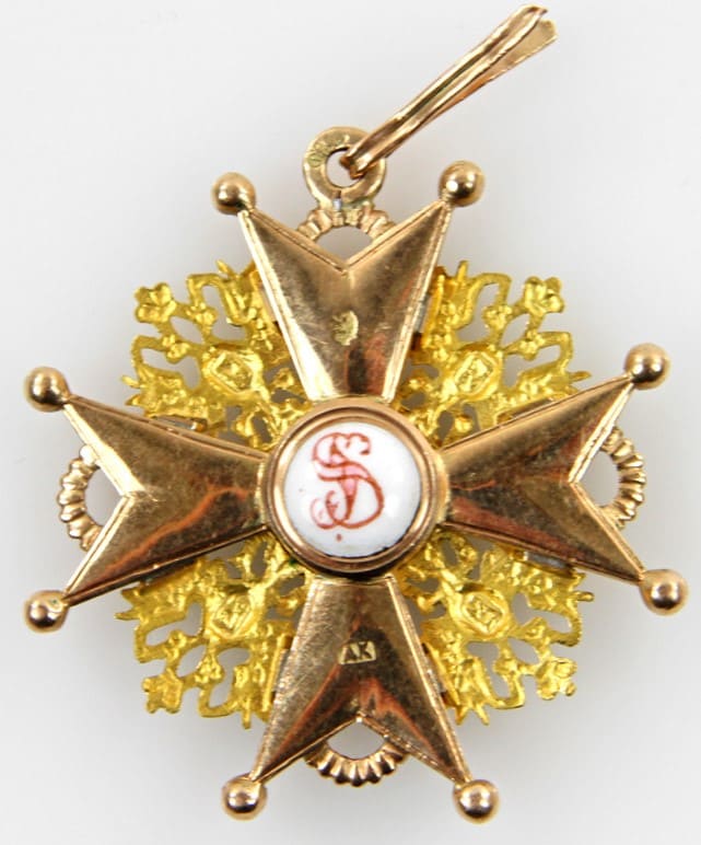 3rd class Order of St.Stanislaus made  by Albert Keibel.jpg