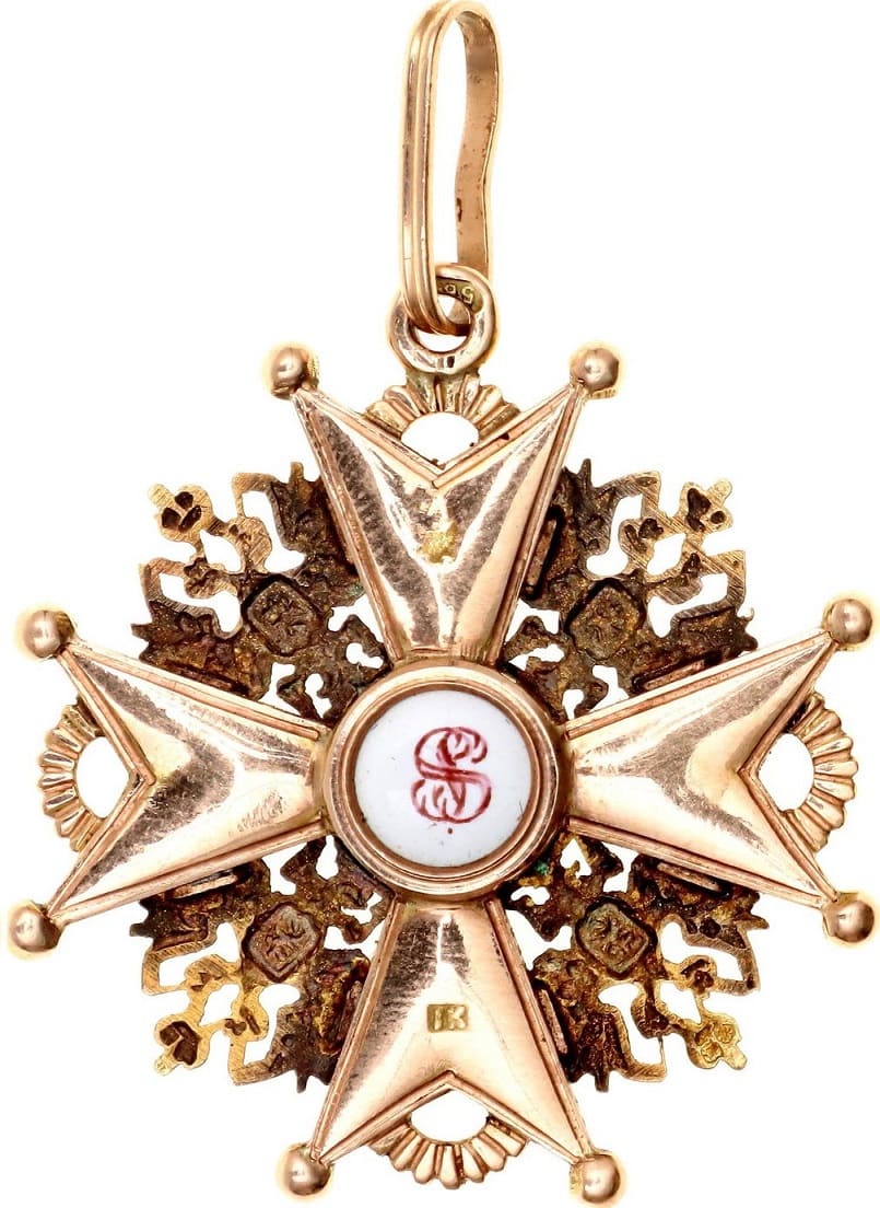 3rd class Order  of St.Stanislaus made by  Julius Keibel.jpg