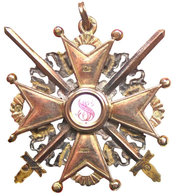 3rd class Order of St. Stanislaus  with Swords made by Eduard.jpg