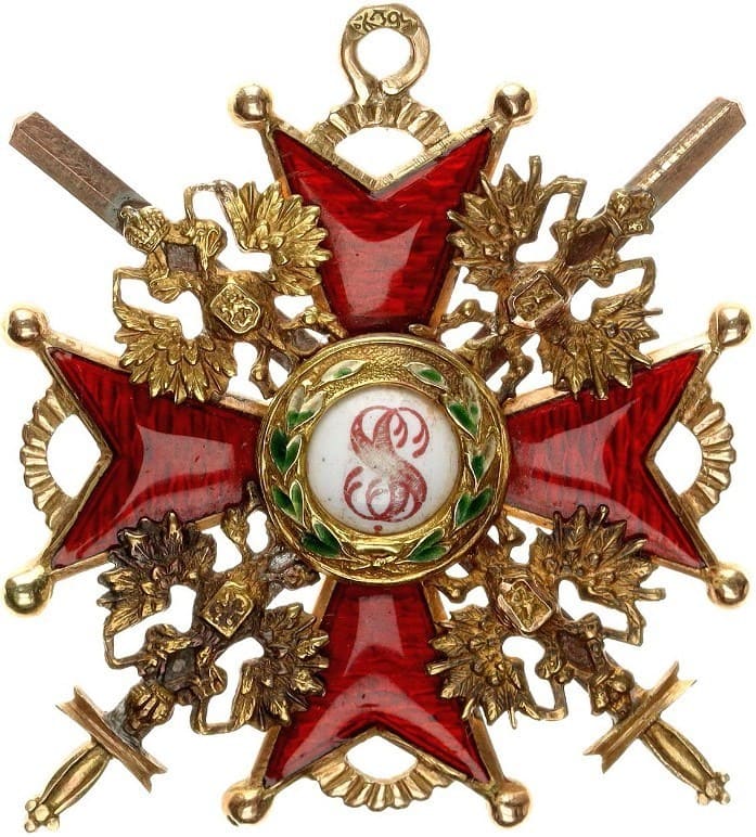 3rd class Order of St. Stanislaus with  Swords made by Eduard workshop.jpg