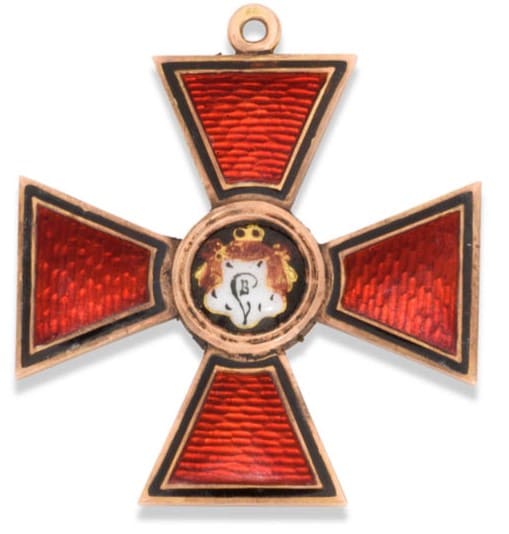 3rd class Order of St. Vladimir made by Albert Keibel.jpg