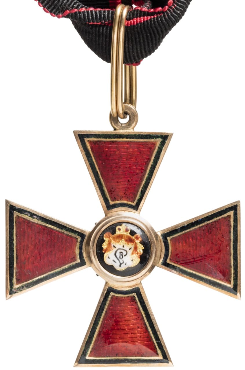 3rd class Order of St. Vladimir made by  Albert Keibel.jpg