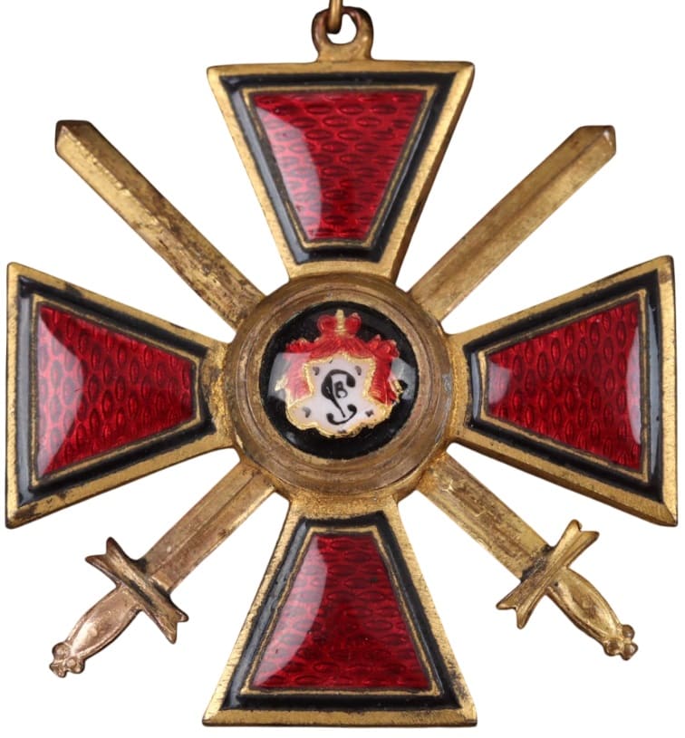 3rd class Order of St.Vladimir made by Eduard in Bronze.jpg